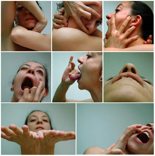 From the series 'Faces' by Emanuela Franchini. Images published in an art booklet by Signum Art Publishing (Italy).